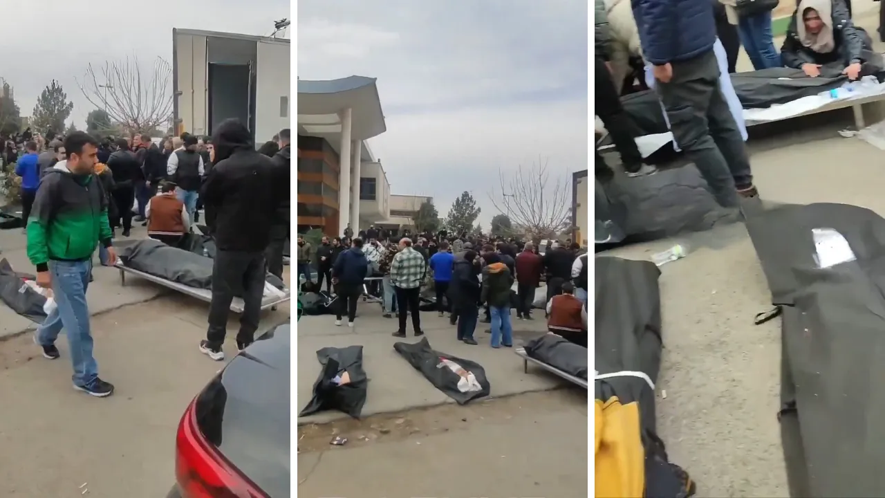 İran'daki protestolarda ölü sayısı artıyor! Hastane bahçesindeki görüntüler gündem oldu: Yüzlerce ceset torbası...