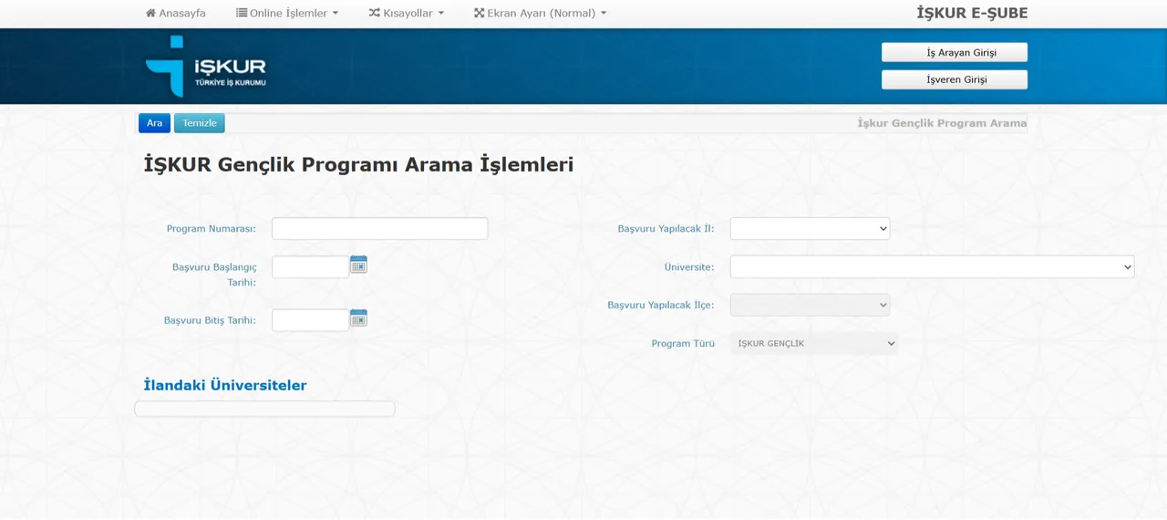İŞKUR gençlik programı başvurusu nasıl yapılır, şartları neler?