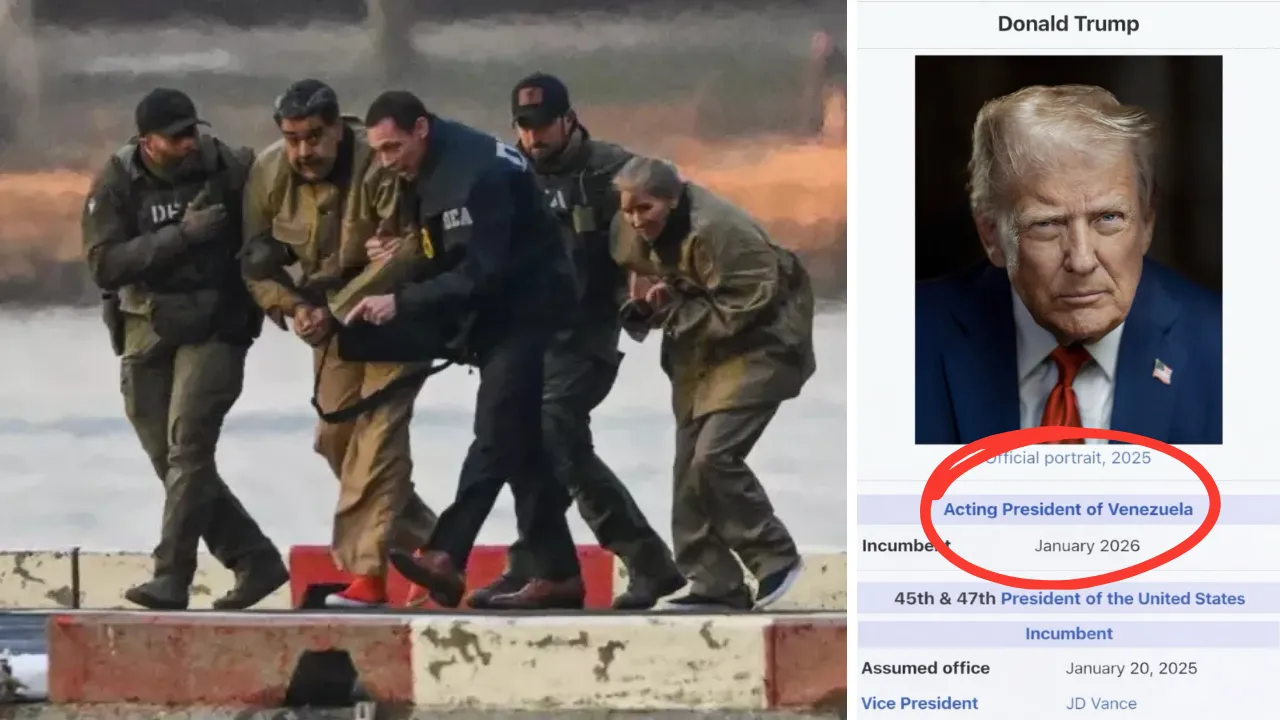 Maduro operasyonunun ardından dikkat çeken olay! Trump kendisini 'Venezuela'nın Başkan Vekili' ilan etti