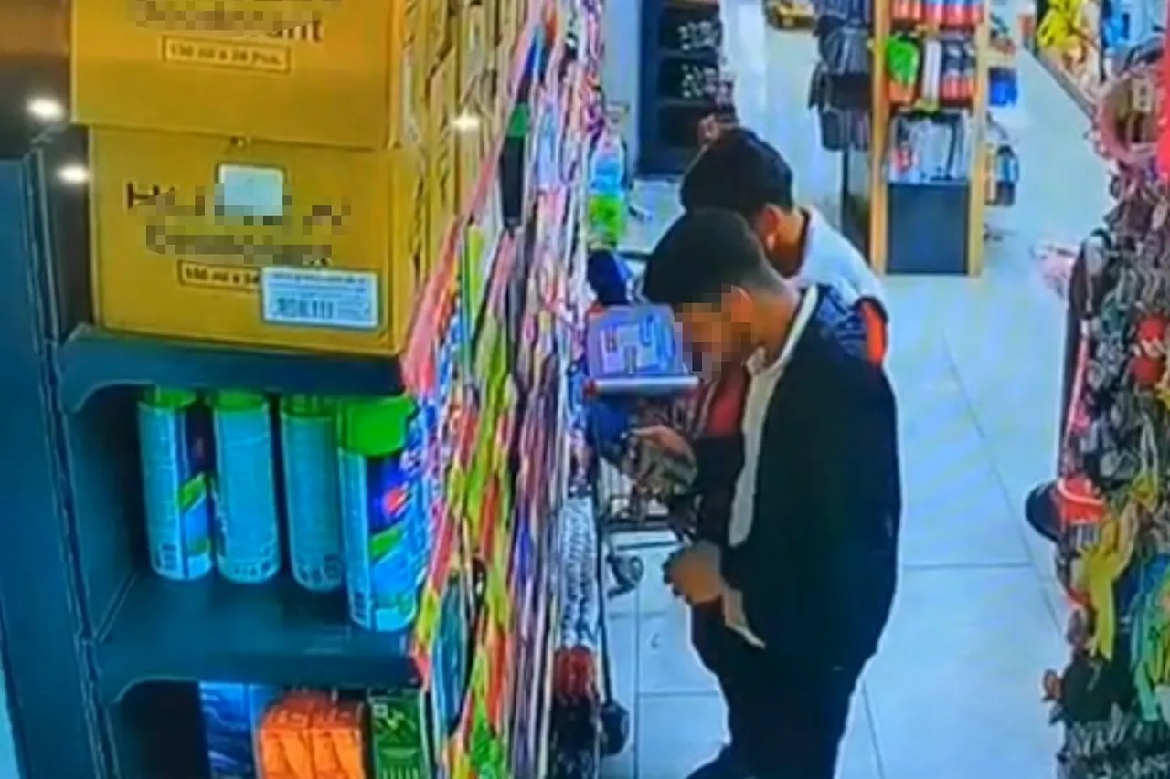 Önce kokladılar sonra çaldılar! Bir garip hırsızlık kamerada