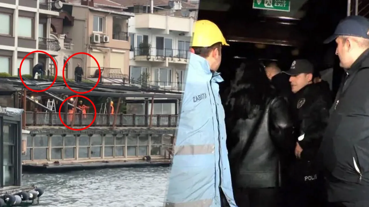 Uyuşturucu soruşturmasında adı geçen Bebek Otel'in kaçak bölümleri yıkılıyor