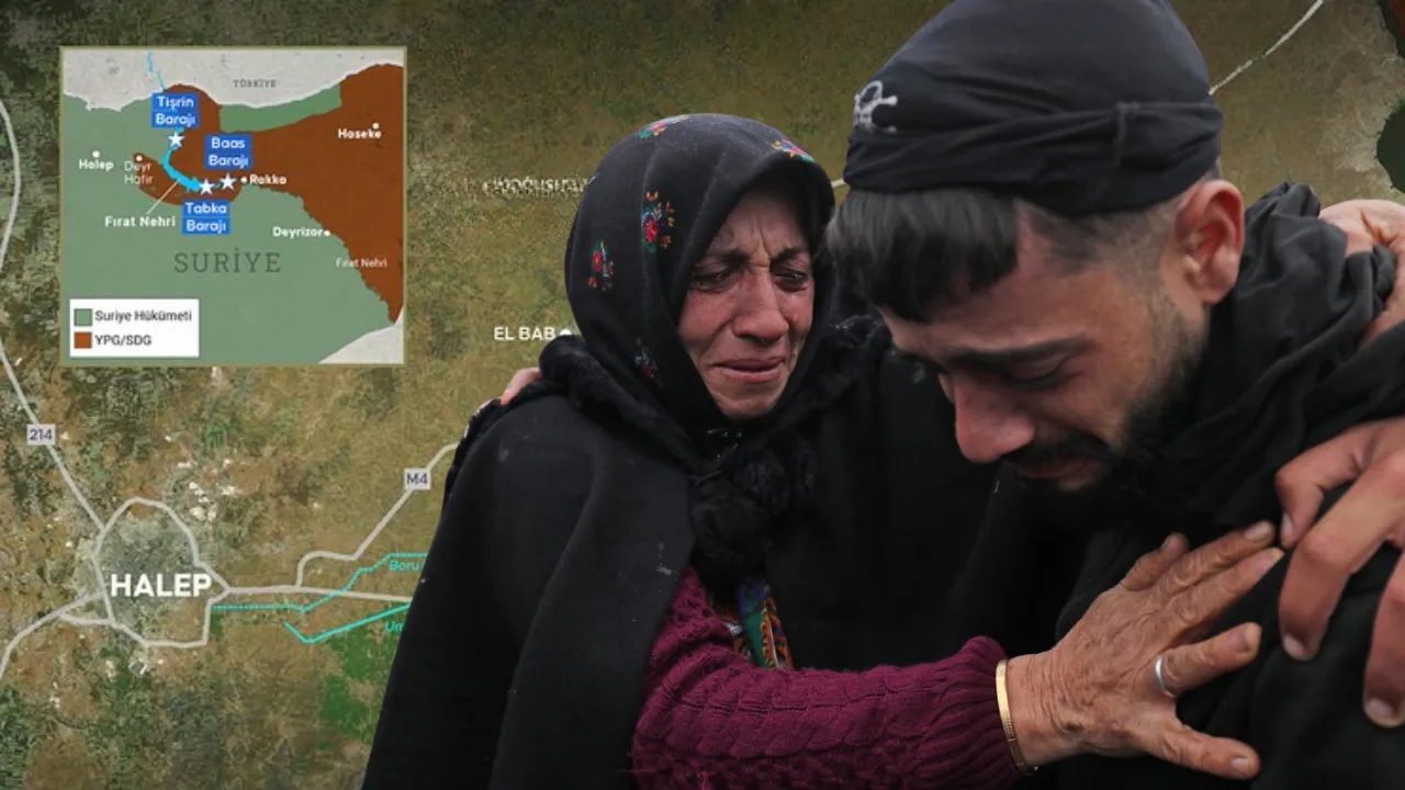 YPG son kozunu devreye soktu! Fırat Nehri'nin doğusu bu kez suyla tehdit ediliyor