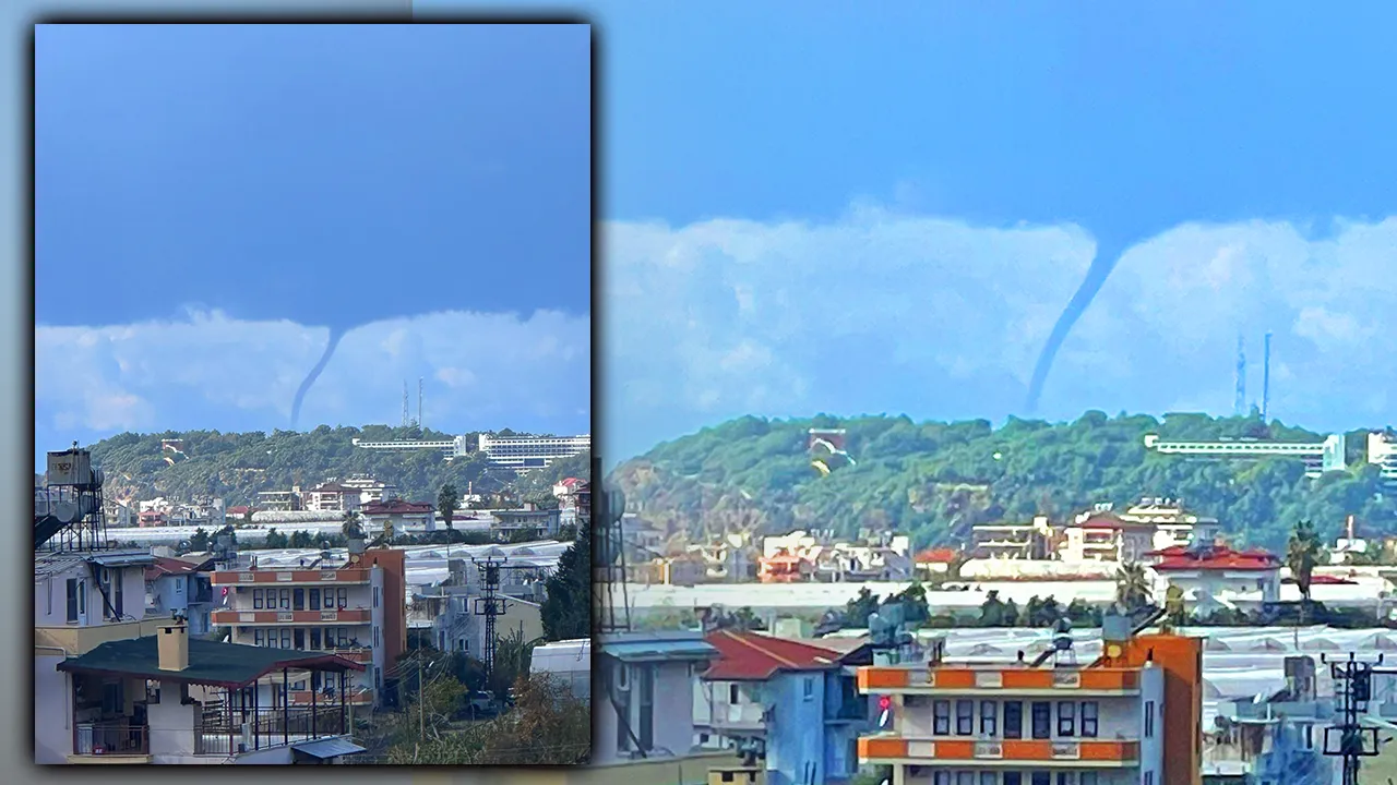 2026’nın ilki! Antalya’da korkutan manzara, tam 10 dakika sürdü