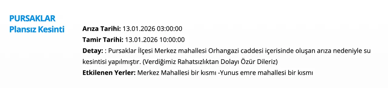ASKİden yeni su kesintisi duyurusu: Ankarada sular ne zaman verilecek? (Mamak, Altındağ, Pursaklar)