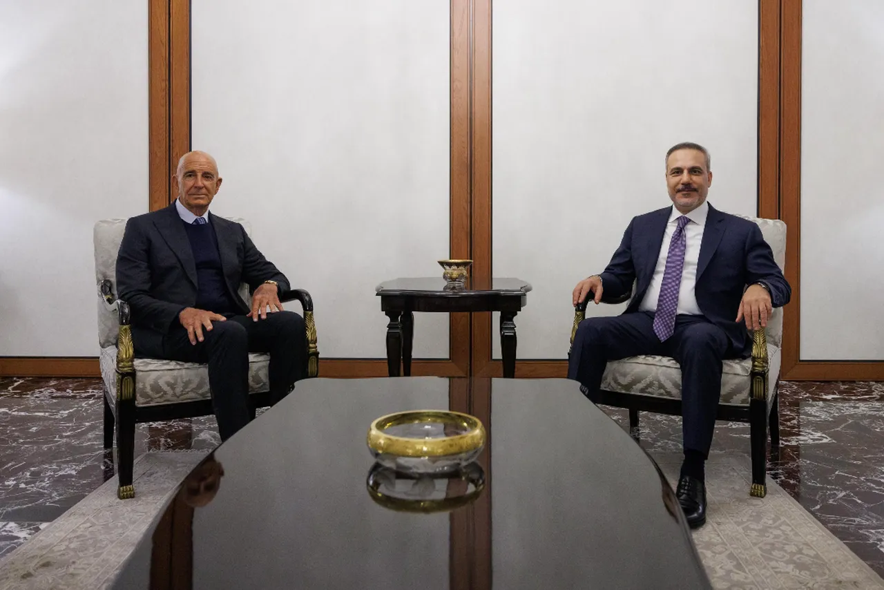 Bakan Fidan, Tom Barrack'ı kabul etti 