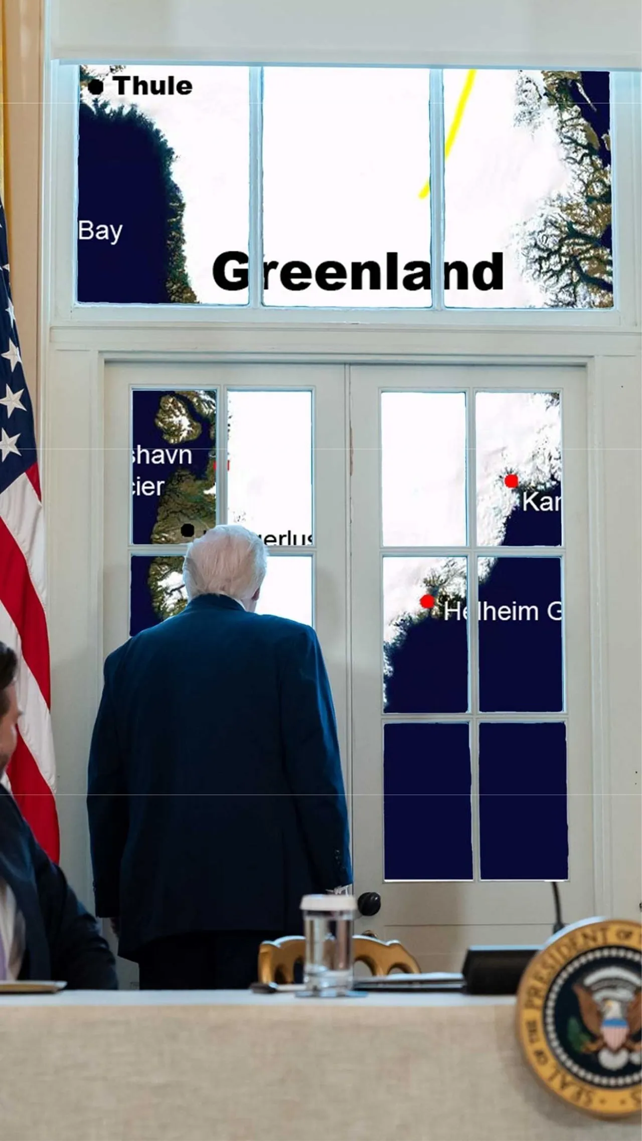 Beyaz Saraydan dikkat çeken paylaşım! Trump gözünü oraya dikti