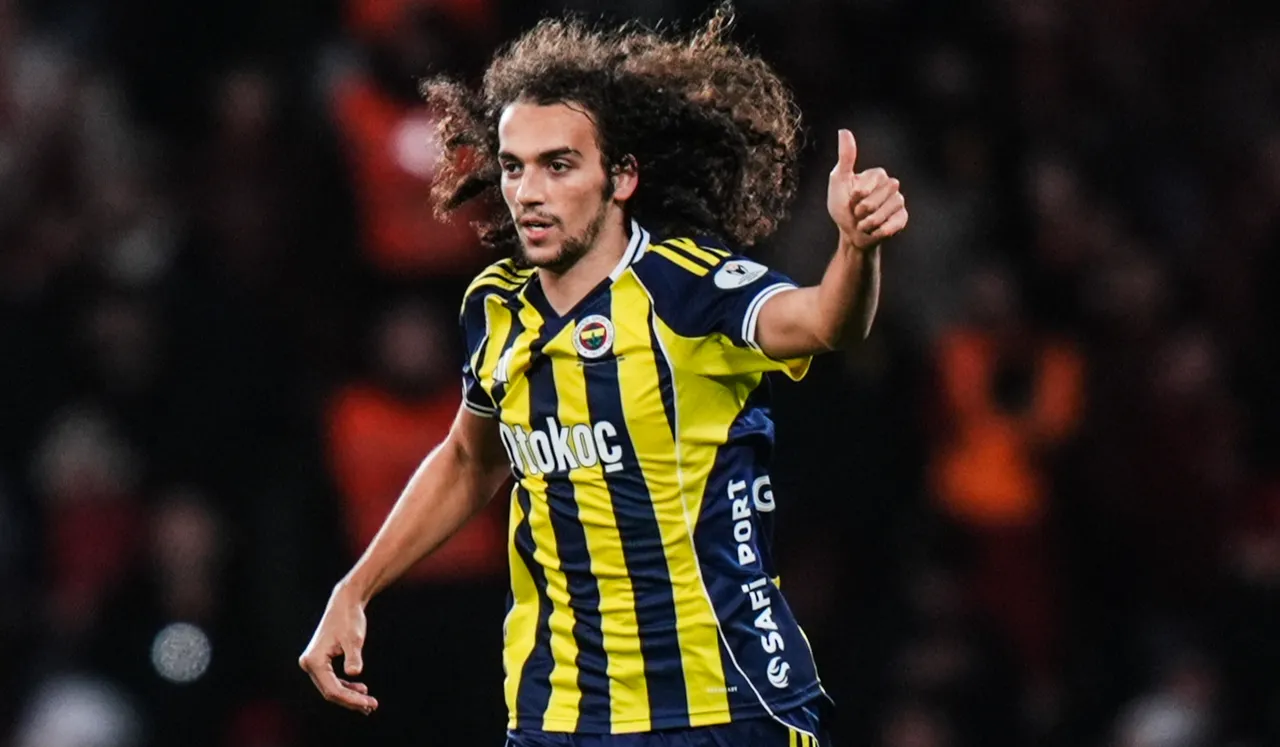 Matteo Guendouzi, Galatasaray'a karşı 2-0 kazandıkları maçta Fenerbahçe'nin ilk golünü attı