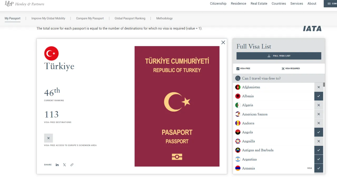 Dünyanın en güçlü pasaportları açıklandı: Türkiye kaçıncı sırada?