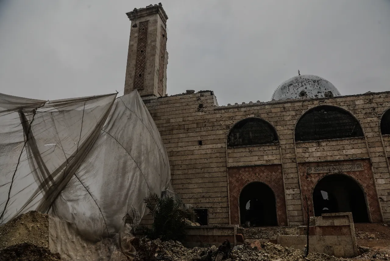 YPGli teröristler askeri karargah olarak kullanıyordu! Hasan Camii ilk kez görüntülendi