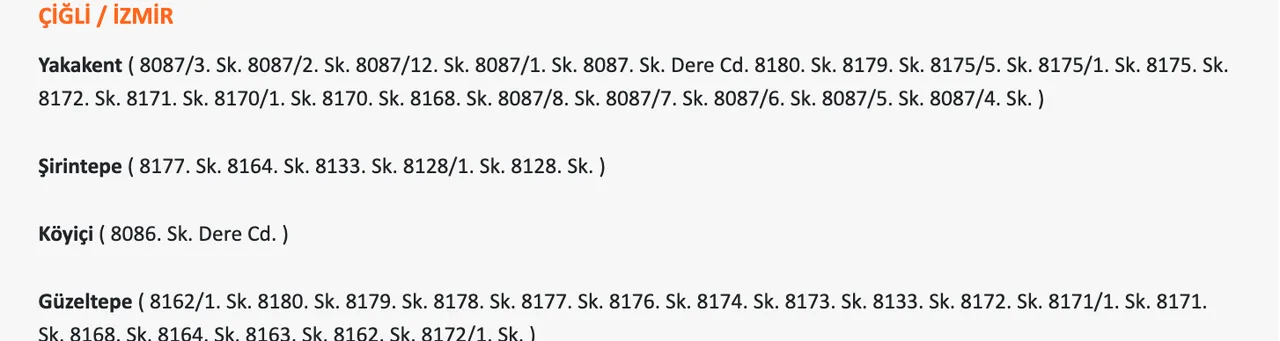 14 Ocak İzmirde (Ödemiş, Çeşme, Bornova, Buca) elektrikler ne zaman gelecek? Gediz Elektrik kesinti listesii