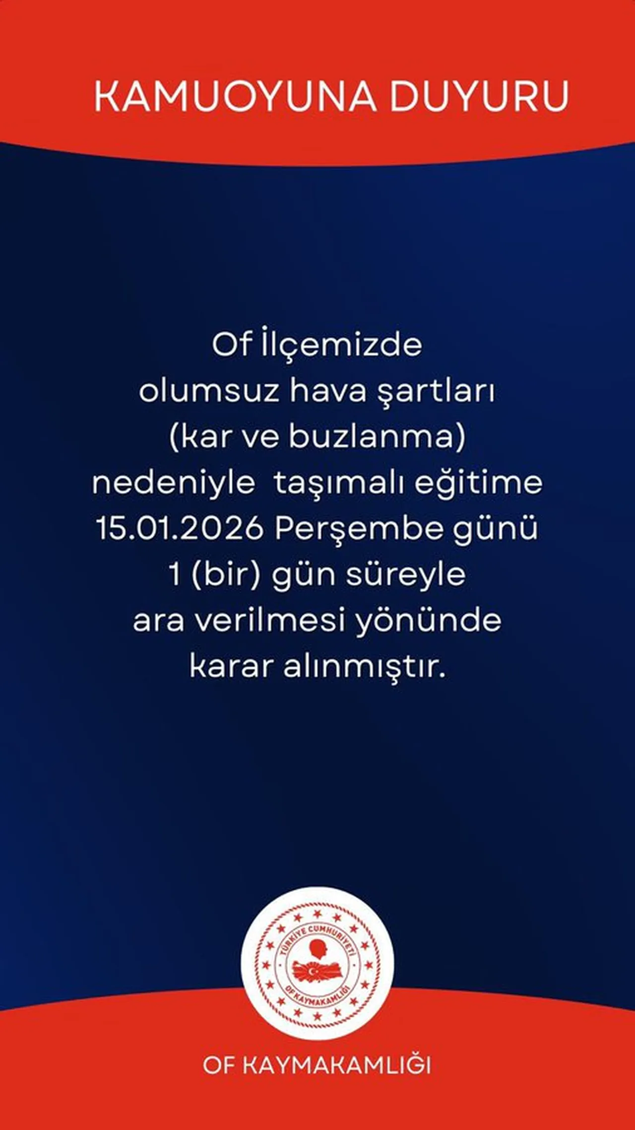 15 Ocak tatil olan iller açıklandı! Bugün okullar tatil mi, Perşembe günü kar tatili var mı?