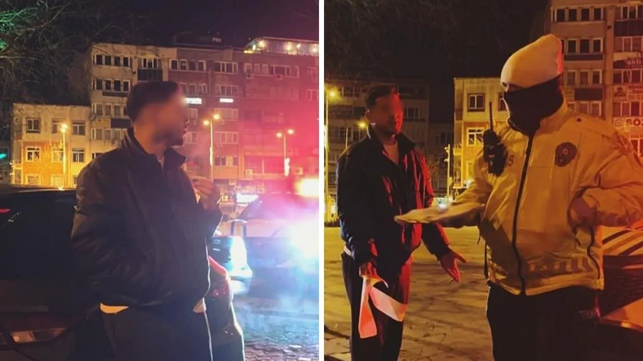 Alkollü sürücüden ilginç sözler: Ben polis olacak adamım, boyum da uzun