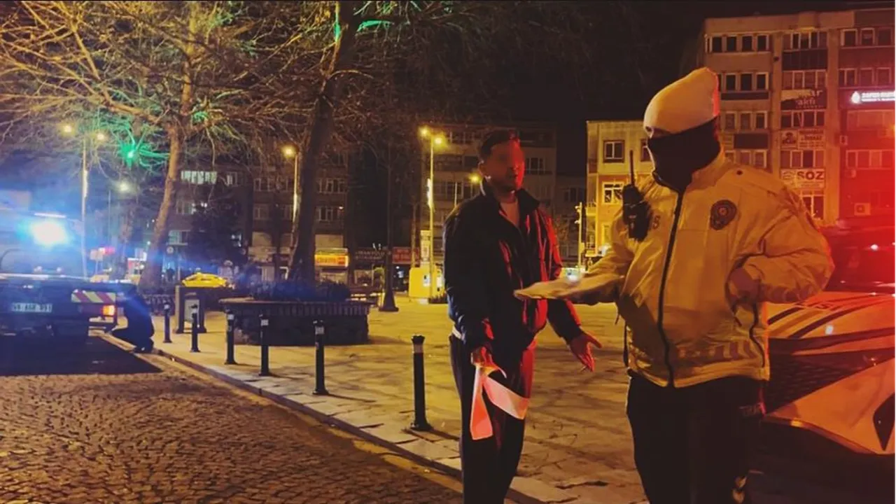 Alkollü sürücüden ilginç sözler: Ben polis olacak adamım, boyum da uzun