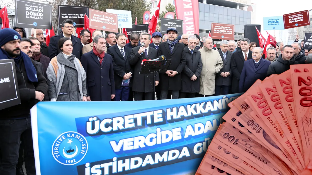 Hükümete böyle seslendiler! Türkiye Kamu-Sen'den memur ve emekli için ek zam çağrısı 