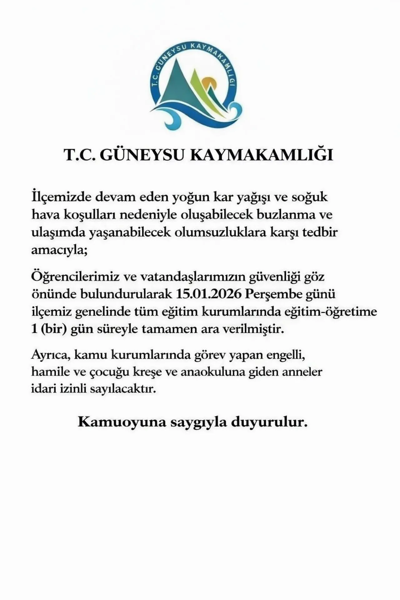 15 Ocak tatil olan iller açıklandı! Bugün okullar tatil mi, Perşembe günü kar tatili var mı?
