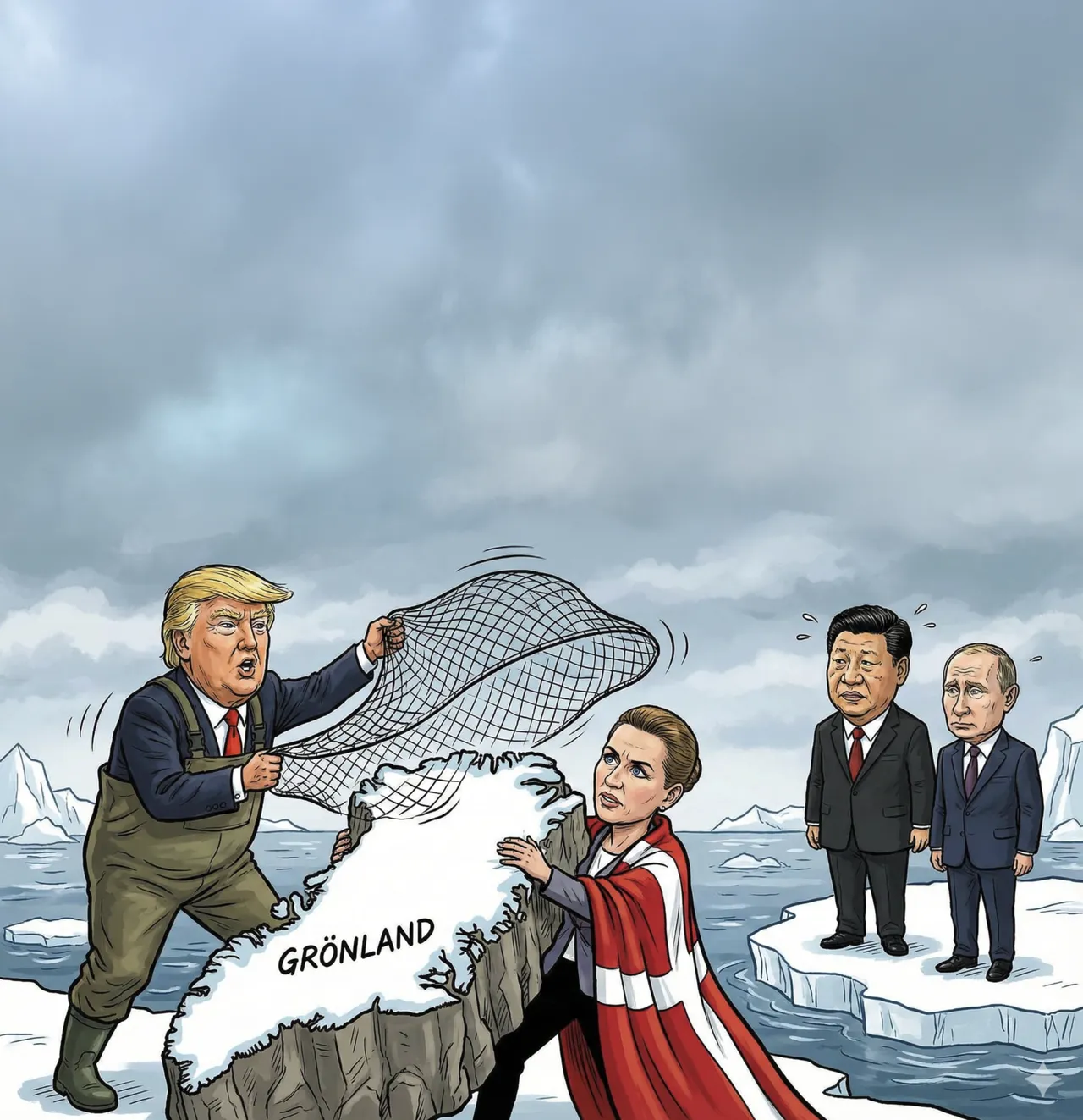 Buzdan satranç Grönland! ABD, Kuzey Kutbu'nu ısıtıyor