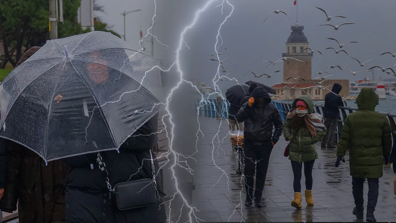 Meteoroloji 14 ili uyararak saat verdi! Kar, sağanak, rüzgar rota değiştirdi
