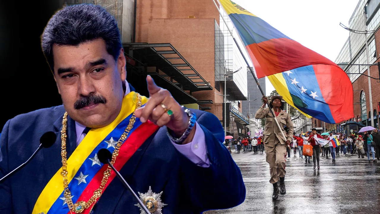 Venezuela'da binlerce kişi Maduro'ya için yürüdü!