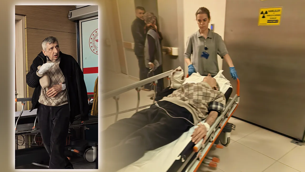 Yaşlı adam dehşeti yaşadı! Saniyeler içinde parmağı koptu 