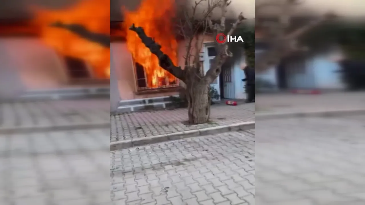 Kedisi için alevlerin içine daldı! Yaşlı kadını komşuları yanmaktan son anda kurtardı