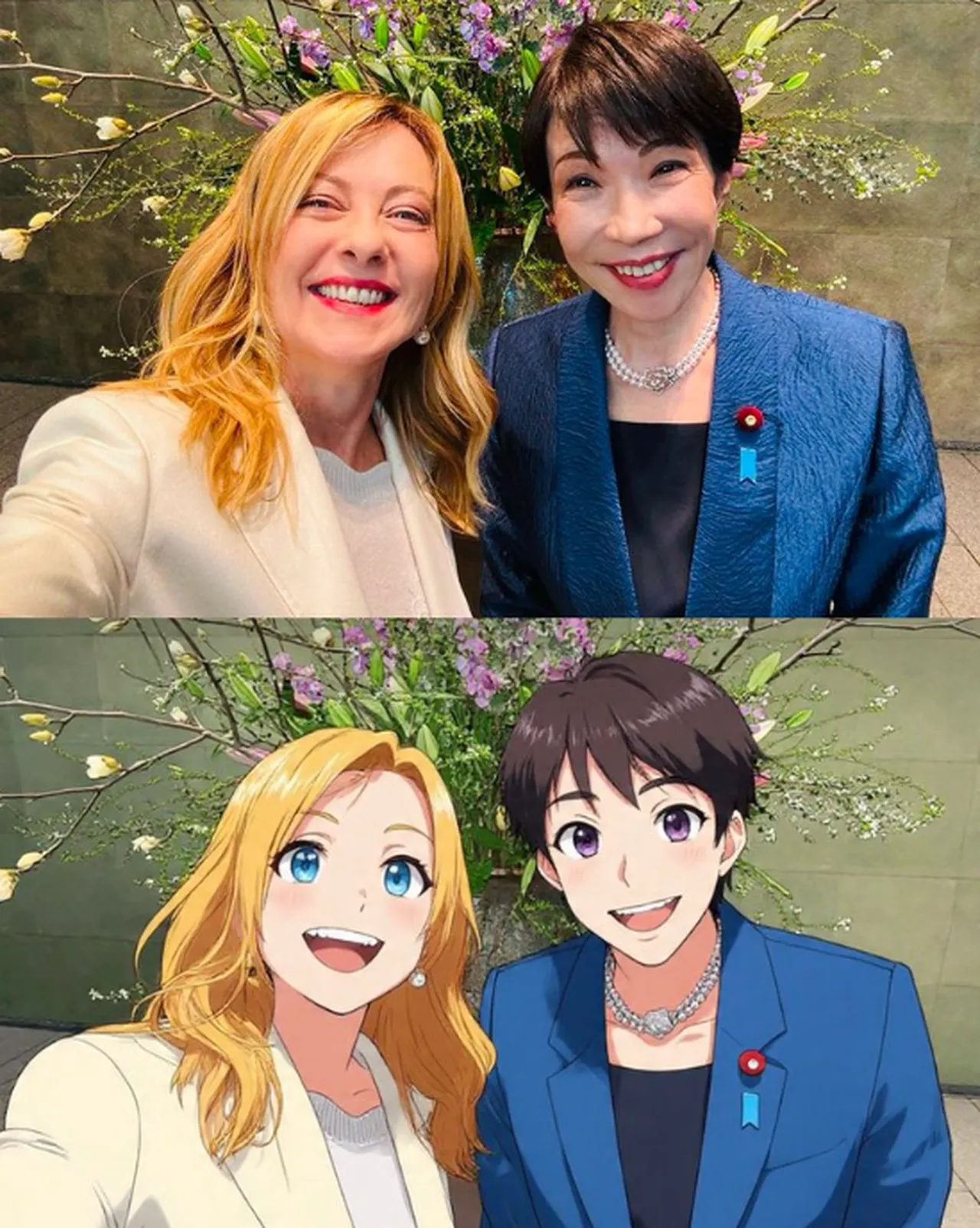 Tokyo-İtalya zirvesinin ardından renkli görüntüler! Meloni’den Takaichi ile animeli paylaşım