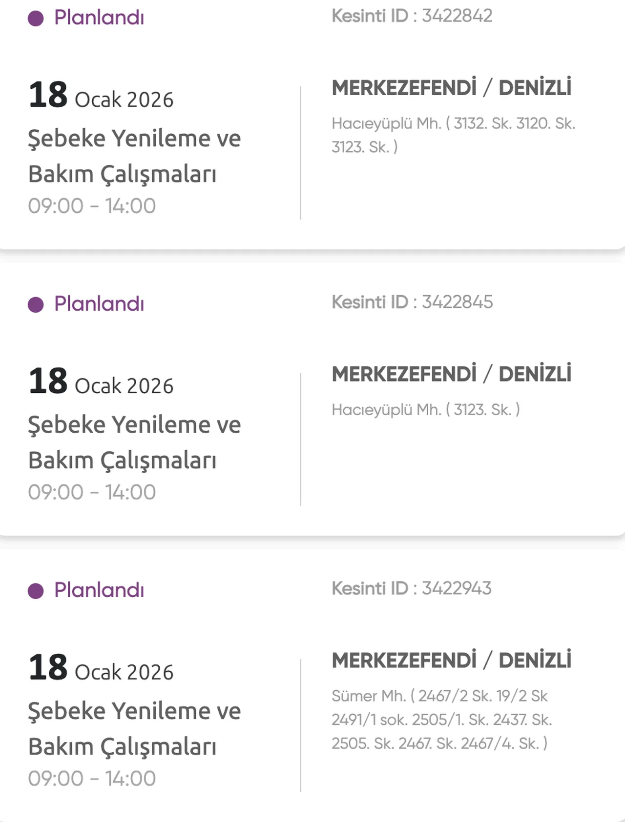 Denizli elektrik kesintisi: Hangi ilçelerde elektrikler ne zaman gelecek? (Pamukkale, Merkezefendi, Çivril)
