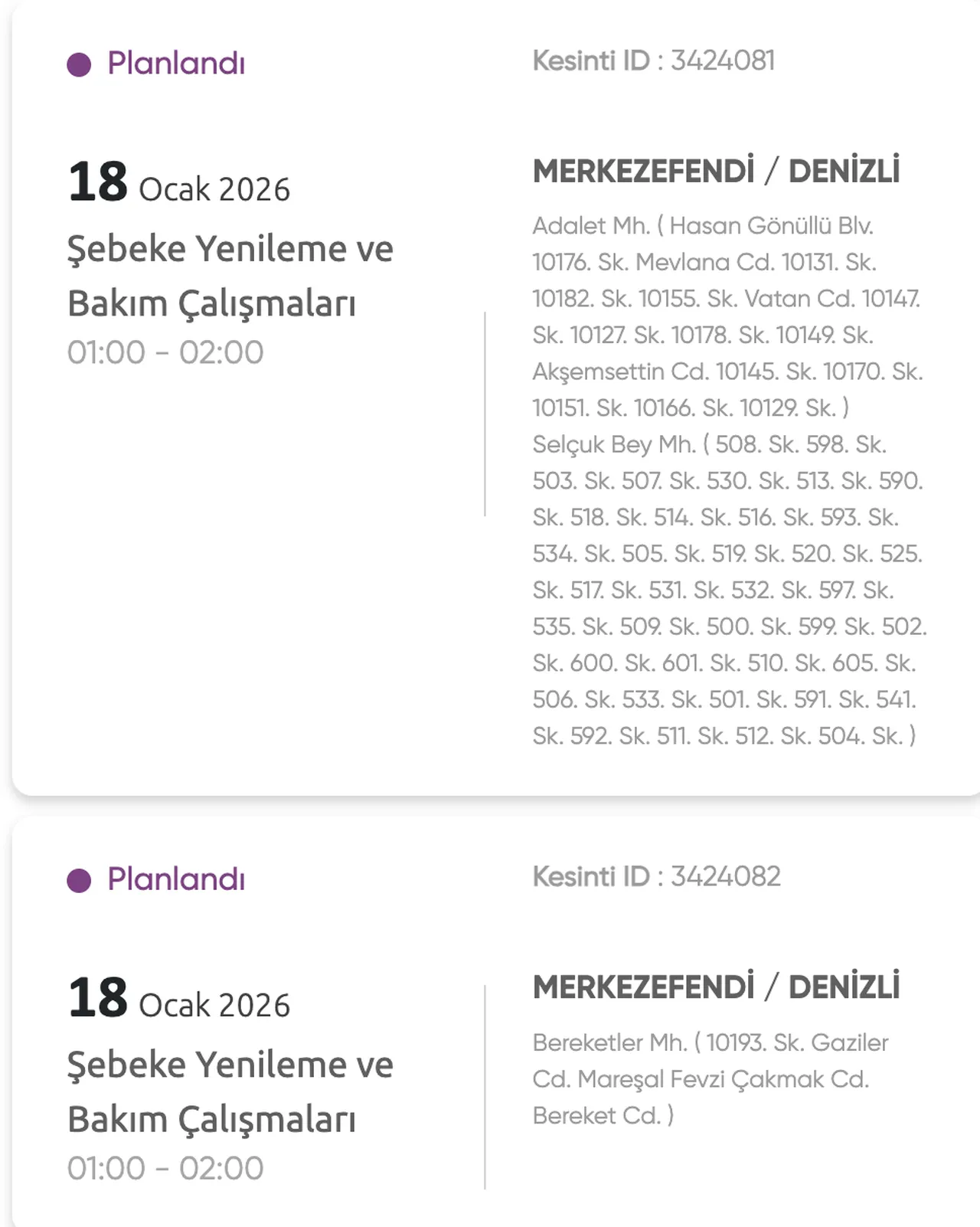 Denizli elektrik kesintisi: Hangi ilçelerde elektrikler ne zaman gelecek? (Pamukkale, Merkezefendi, Çivril)