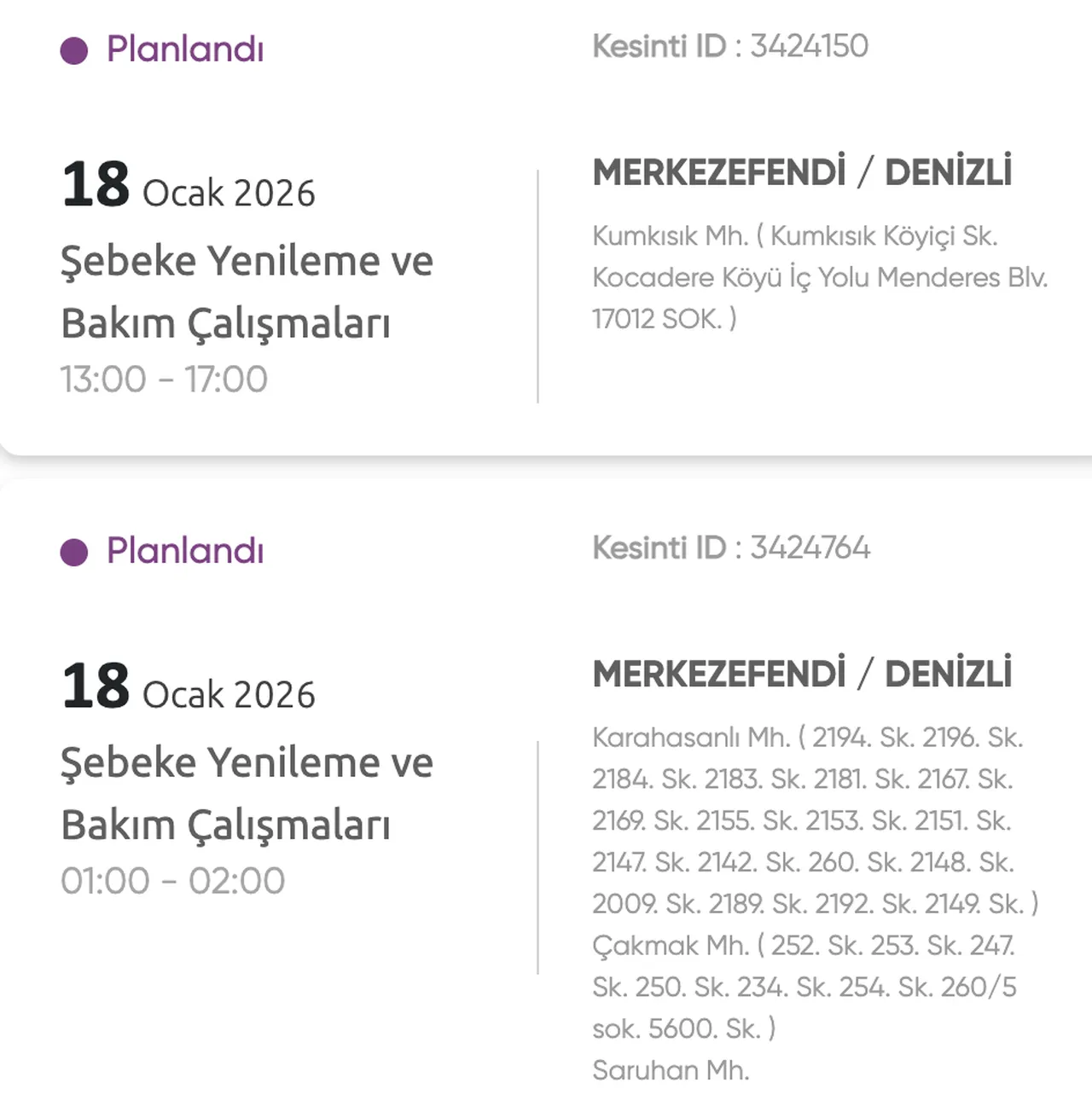 Denizli elektrik kesintisi: Hangi ilçelerde elektrikler ne zaman gelecek? (Pamukkale, Merkezefendi, Çivril)