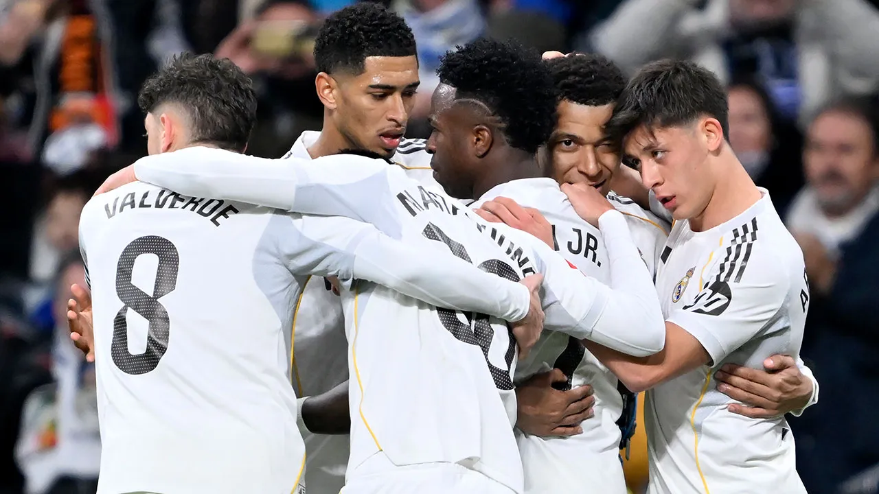 Real Madridli oyuncuların gol sevinci