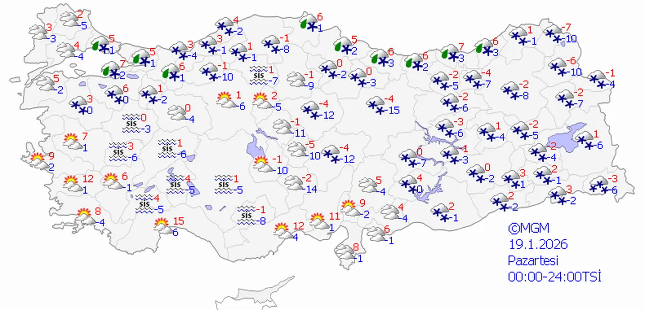Yarın İstanbul'da kar yağacak mı? İstanbul Hava Durumu 18-22 Ocak 2026