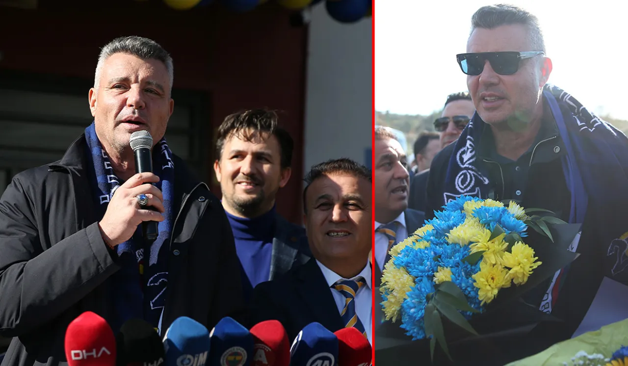 Fenerbahçe Başkanı Sadettin Saran, Alanya'da kütüphane açılışında öğrencilerle buluştu