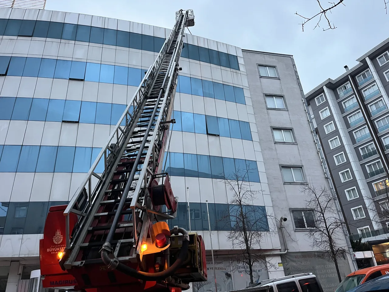 Kapatılan özel hastanenin çatısı alev aldı! Can kaybı yok