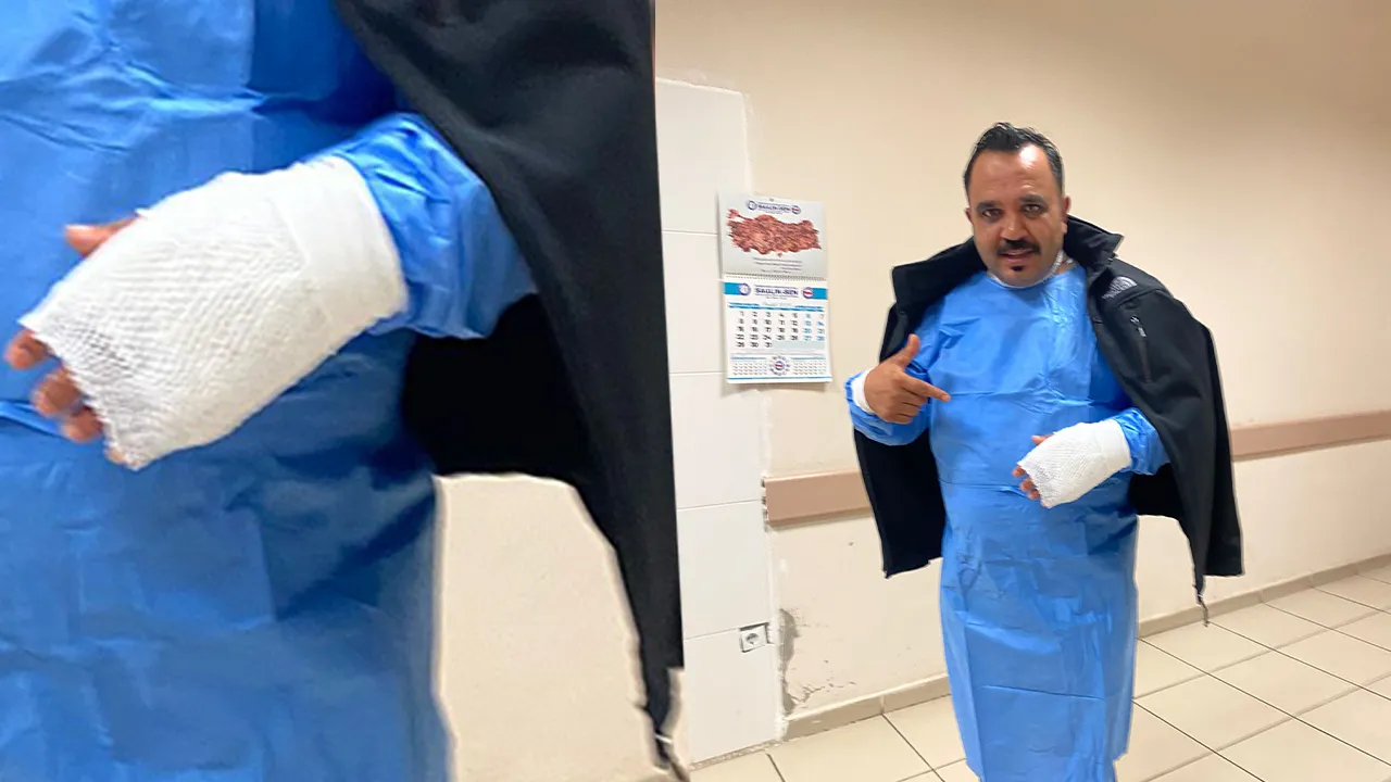 Sıcak suyu havaya attı, saniyeler sonra neye uğradığını şaşırdı