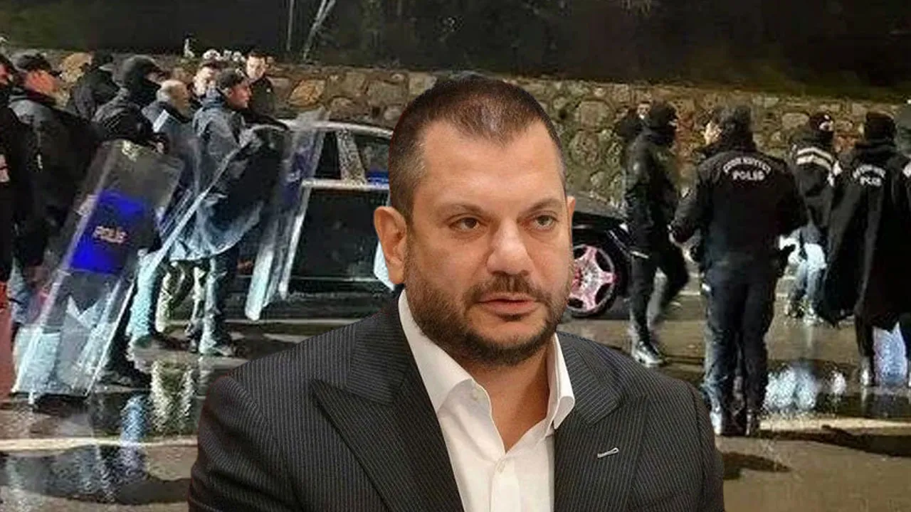 Trabzonspor Başkanı Ertuğrul Doğan'ın aracına saldırı