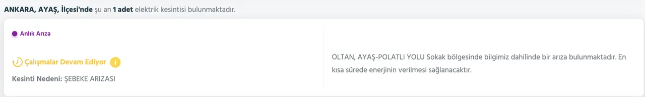 Ankara elektrik kesintisi: Bugün hangi ilçelerde elektrikler kesilecek? Başkent EDAŞ duyurdu