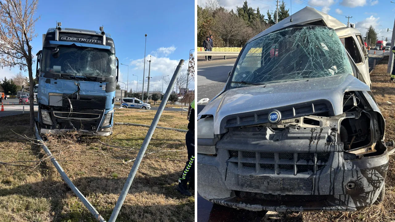 Konya'da otomobil ile tır çarpıştı: 1 kişi öldü