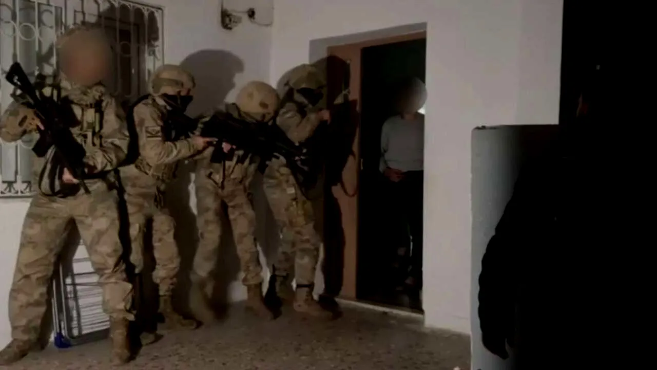 Ağrı'da DEAŞ operasyonu! Çok sayıda gözaltı var