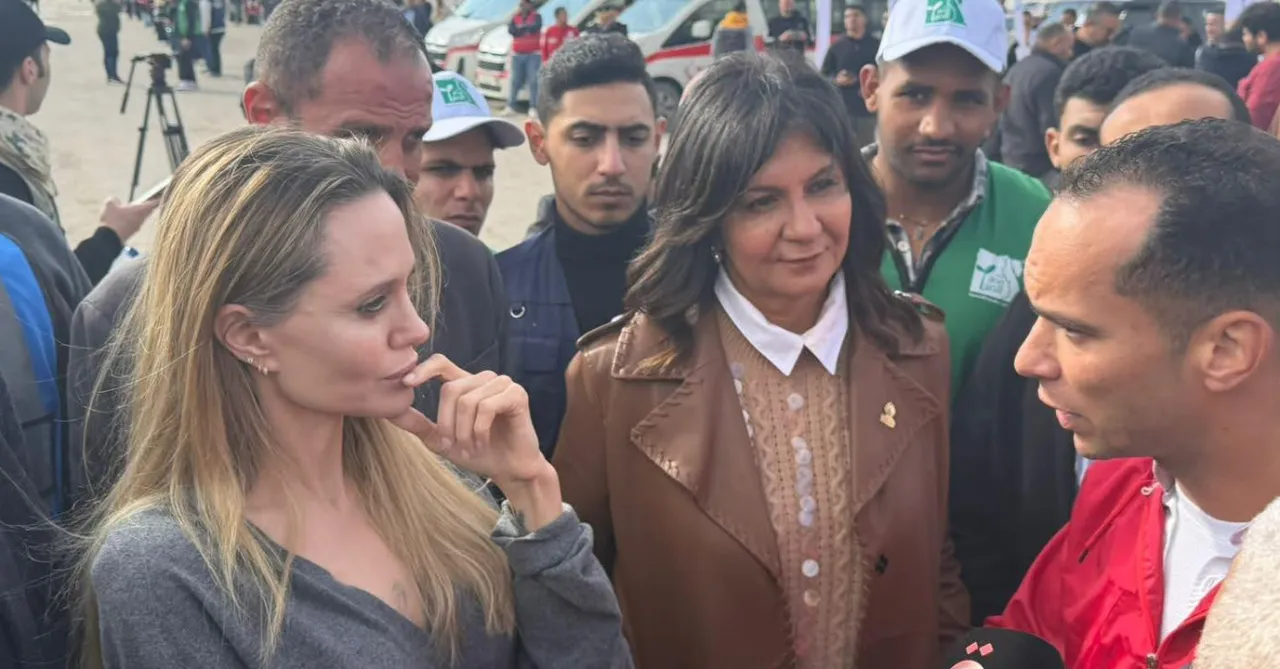 Angelina Jolie Gazze sınırında!