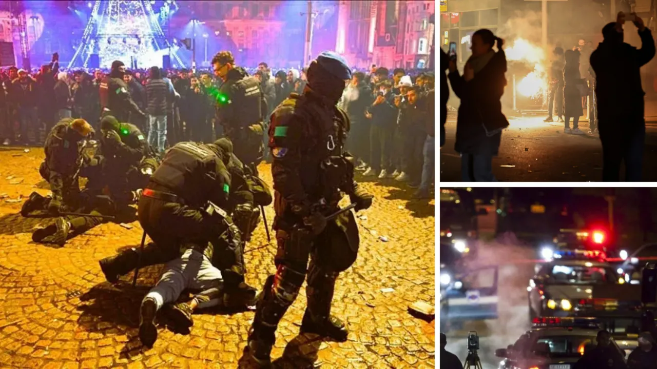 Avrupa'daki yeni yıl kutlamaları faciaya dönüştü! Yüzlerce ev ve araç ateşe verildi: Çok sayıda can kaybı var