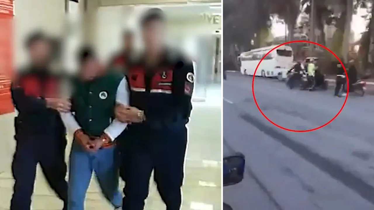 Polisin üzerine motosiklet sürmüşlerdi! Akıbetlerini Bakan Yerlikaya açıkladı