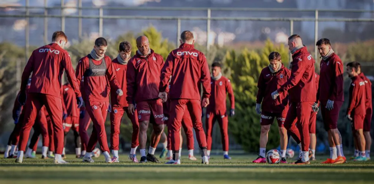 Trabzonspor'da Galatasaray maçı hazırlıkları devam ediyor