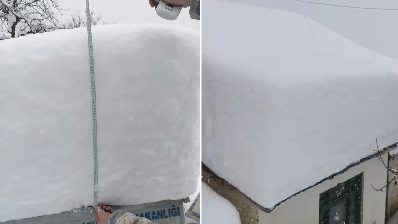 1 metreyi aşan kar hayatı felç etti! Vatandaşlar videoyla yardım istedi