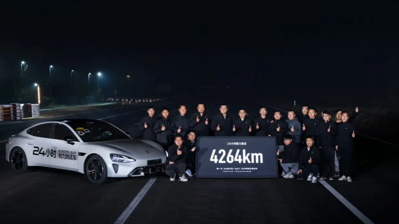 Elektrikli Xiaomi SU7’den etkileyici performans: 24 saatte 4.264 km ile rekor kırdı