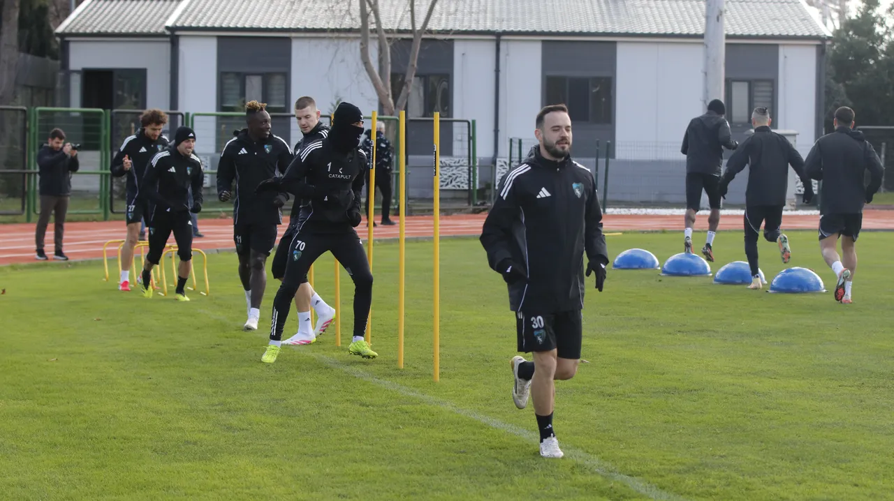 Kocaelispor, Samsunspor deplasmanı için hazırlıklara başladı