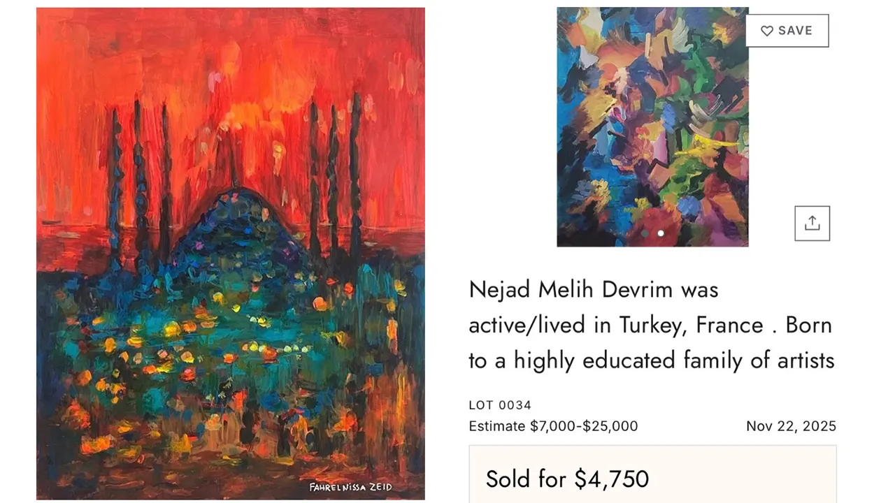 Bayram Karşit, Mübin Orhon ve Zeid’in imzasının yer aldığı bu eserlerin sahte olduğunu savunuyor. Karşit “Fiziki olarak görmesem de sahte oldukları anlaşılıyor” diyor.