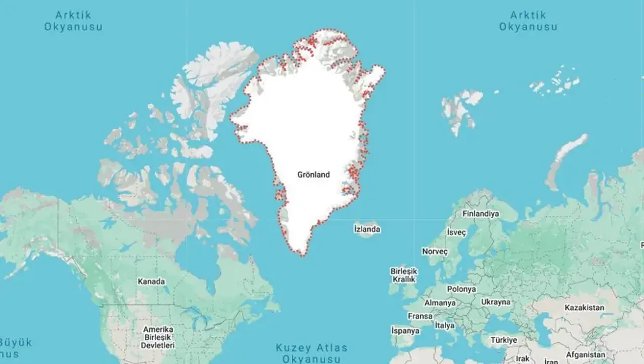 Trump’tan olay harita! Kanada, Venezuela ve Grönland’ı ABD toprağı gibi paylaştı