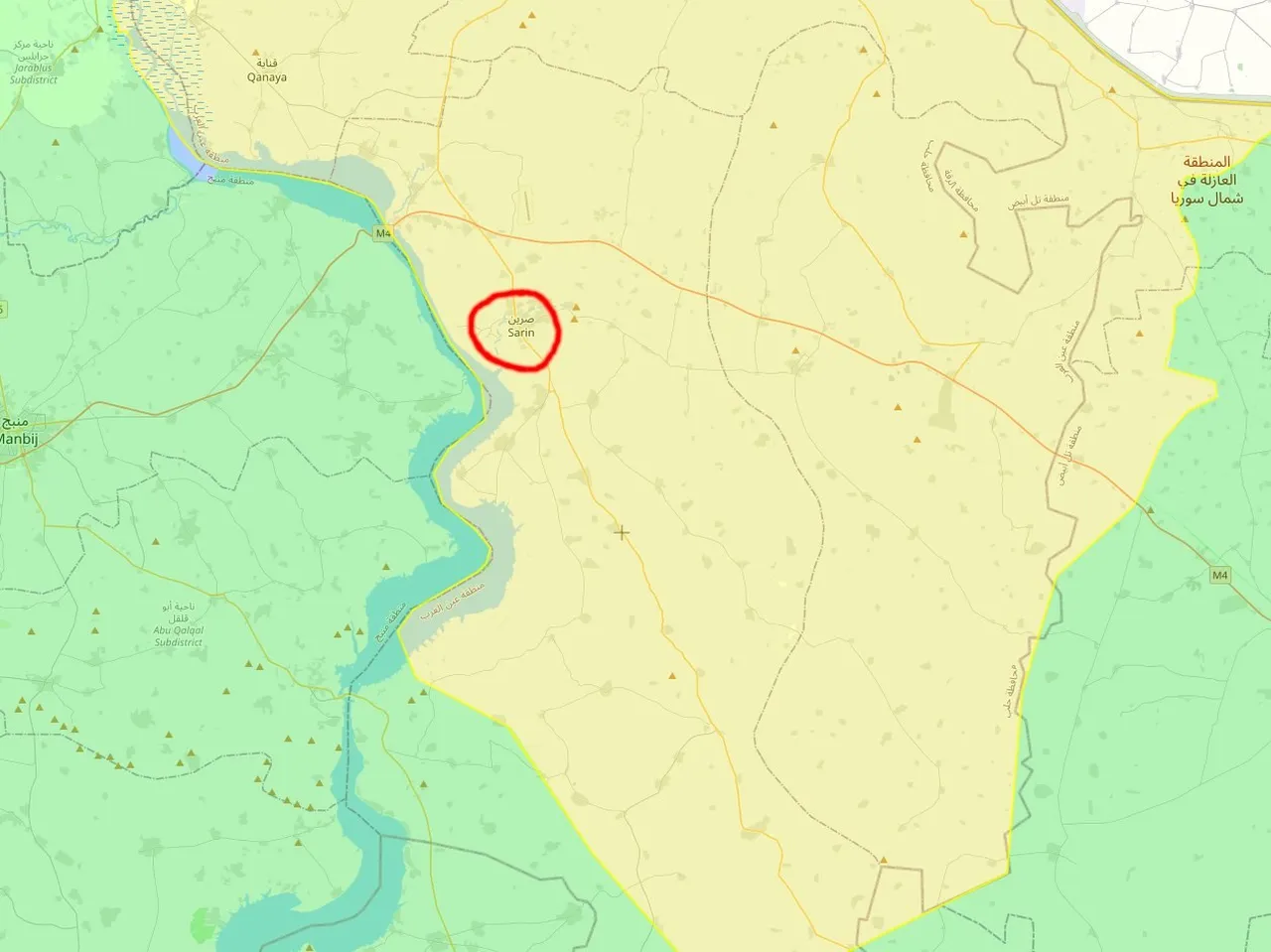 Yerel kaynaklara göre Suriye ordusu, Sarrin’i kontrol altına aldı. Sarrin çevresinde çok sayıda köy daha önce Suriye ordusu denetimine girmişti.