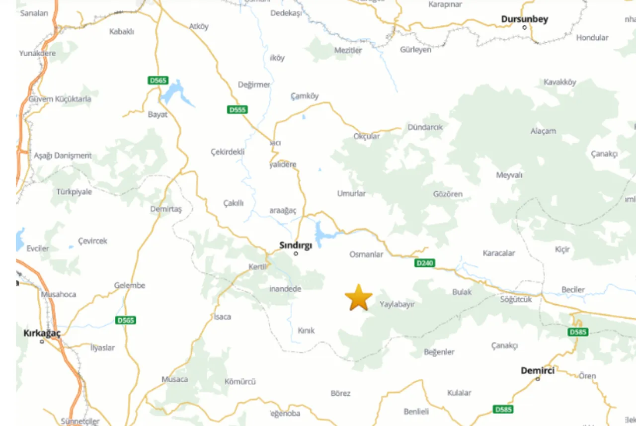 AFAD, deprem haritası