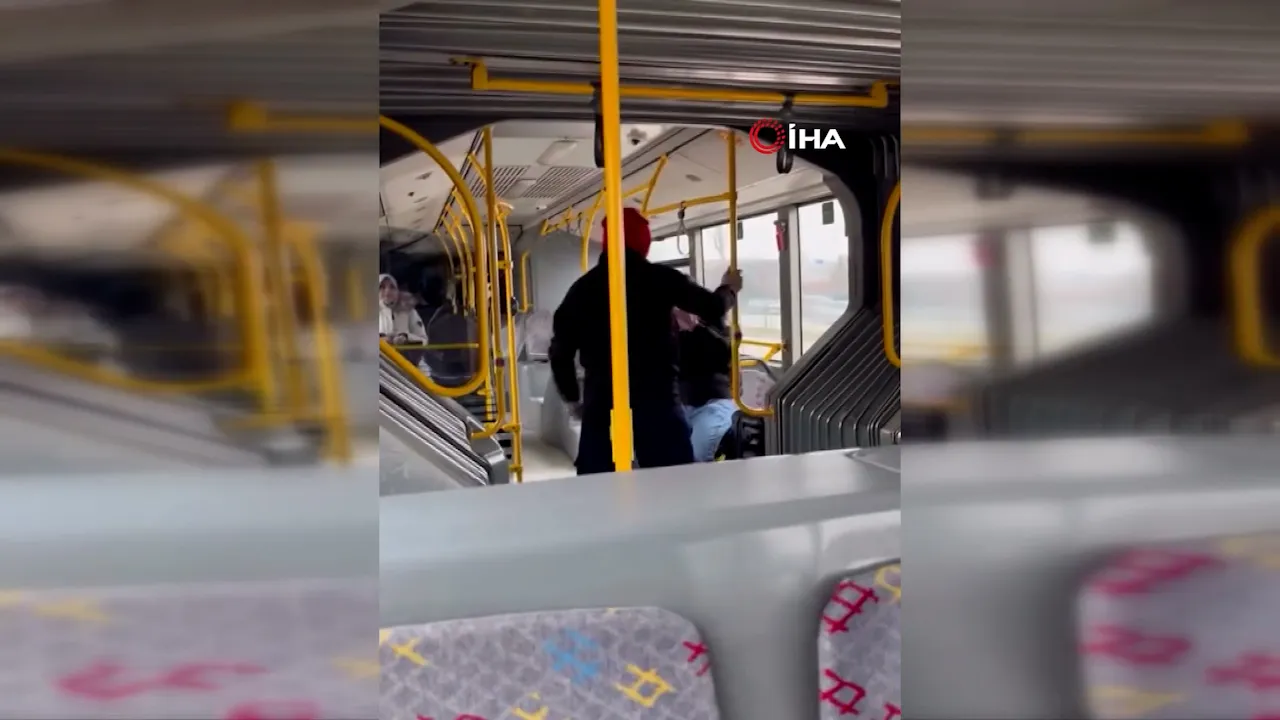 Bursa'da otobüs içerisinde darp: 