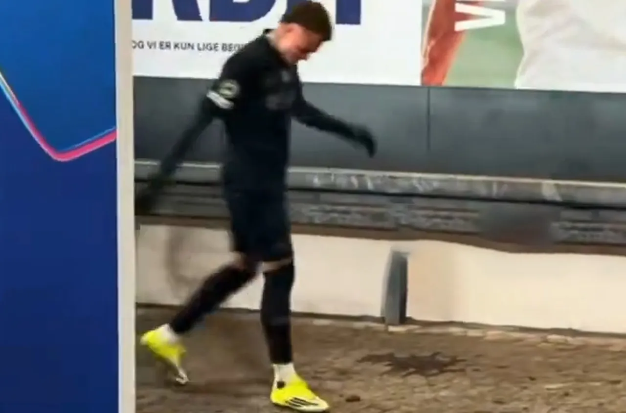 Noa Lang'in maç sonu görüntüsü